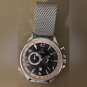 Bulova 96B139 Wrist Watch Men 44mm Tachymeter